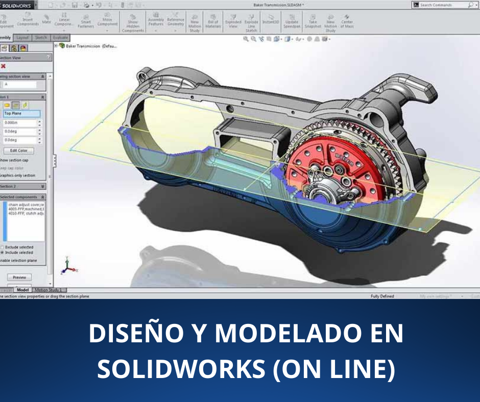 Design and Modeling in solidworks (online)